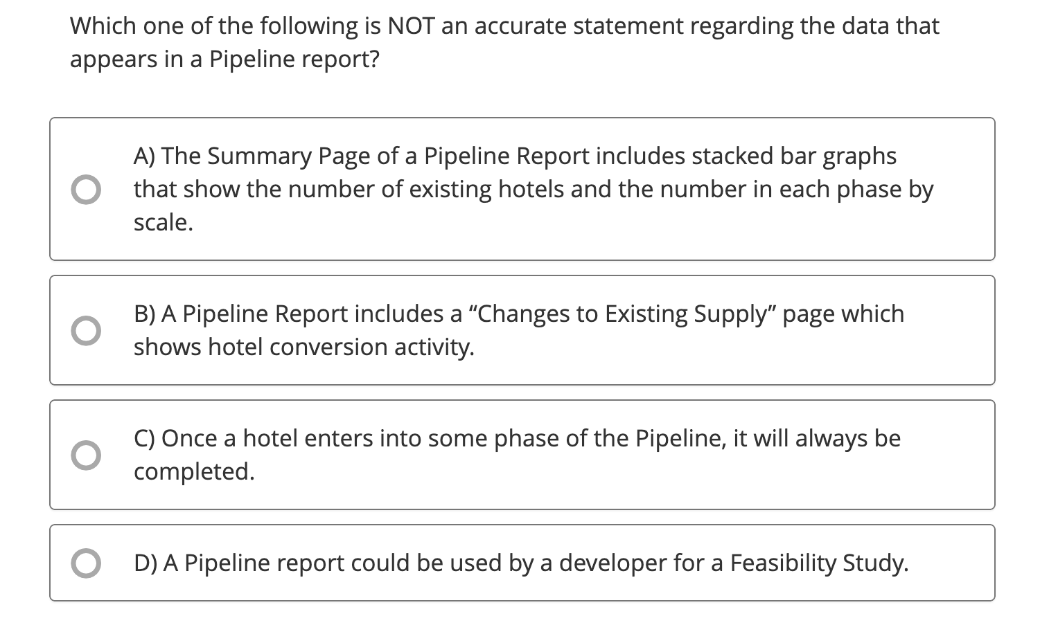 Which one of the following is NOT an accurate