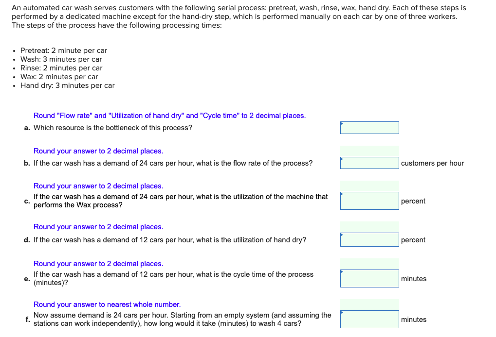 An automated car wash serves customers with the