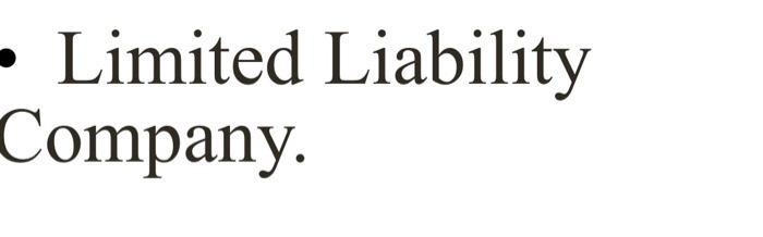 LLC. PLEASE understand the instruction before