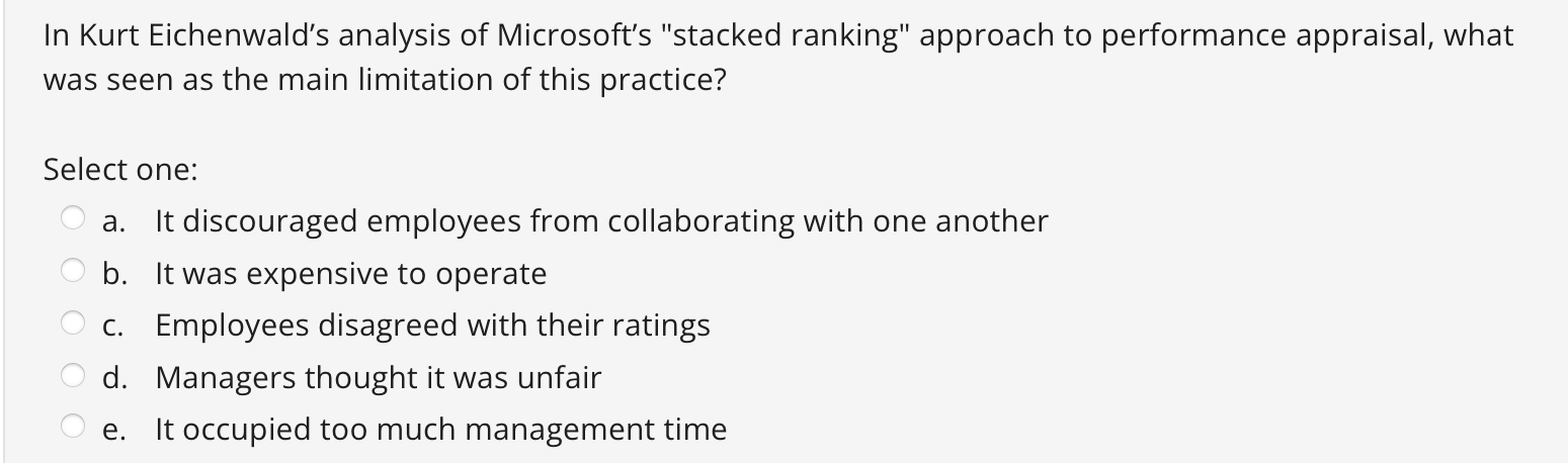 In Kurt Eichenwald's analysis of Microsoft's