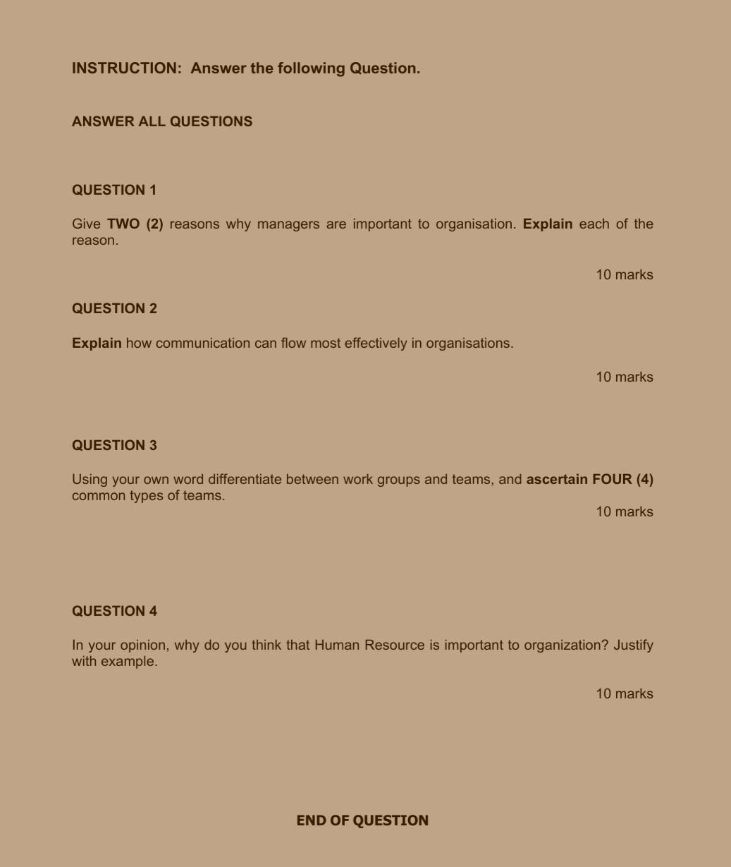 plz Answers sumarry INSTRUCTION: Answer the