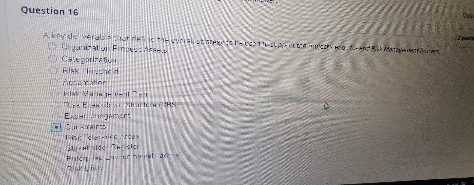 A Question Completion Status: 51 61 76 96 101 11L