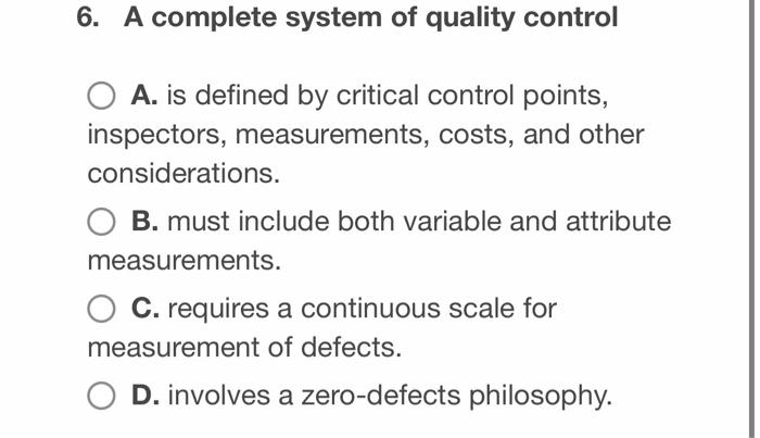 supply chain management 6. A complete system of