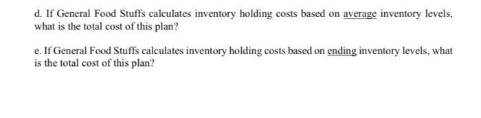 2. General Food Stuffs packages a variety of