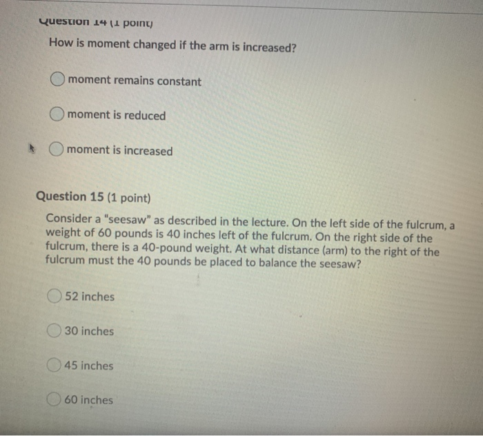 question 14 and 15 Question 14 (1 point) How is