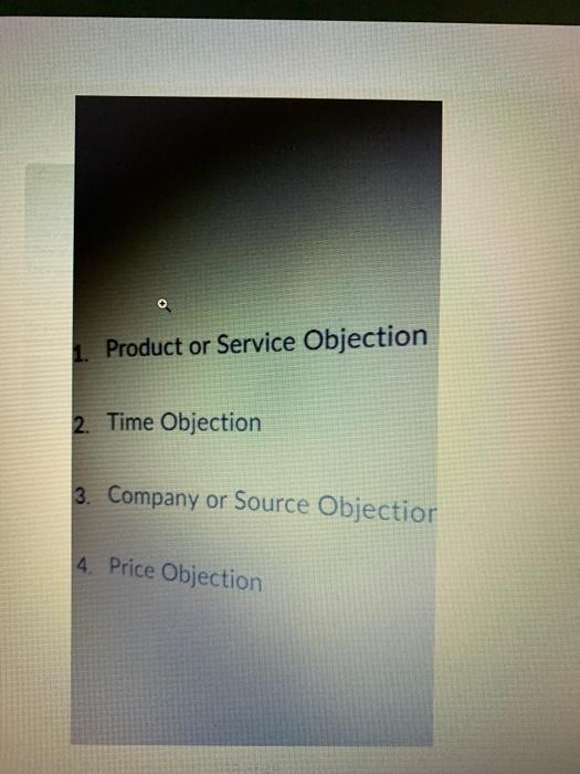 match the following four options which one is