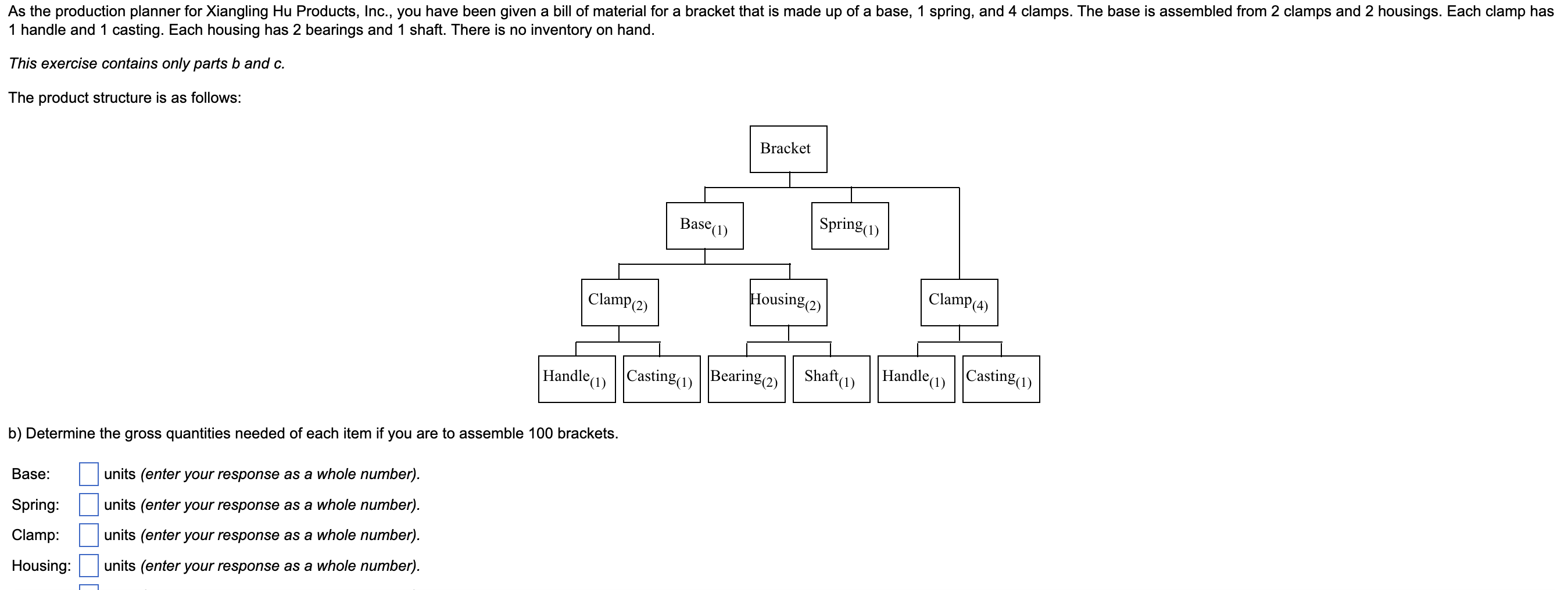 As the production planner for Xiangling Hu
