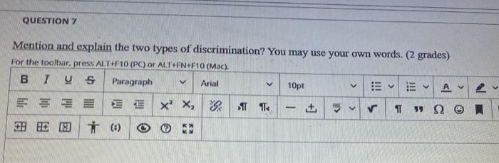 please quickly QUESTION 7 Mention and explain the