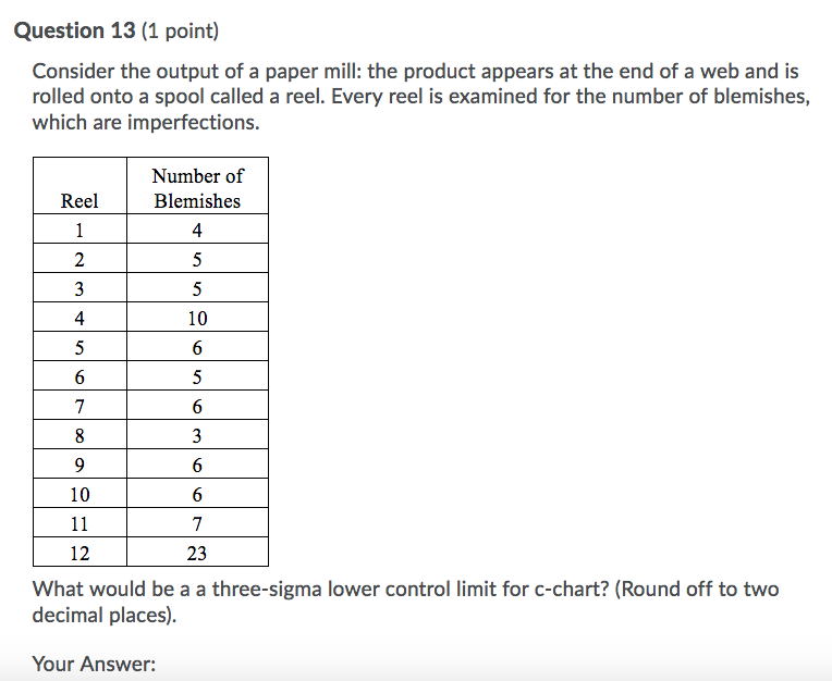 Question 5 (2 points) The population mean and