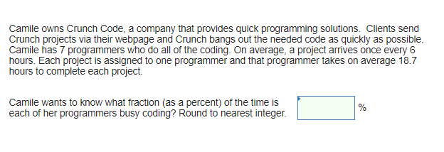 Camile owns Crunch Code, a company that provides