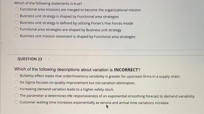 Which of the following statements is true?