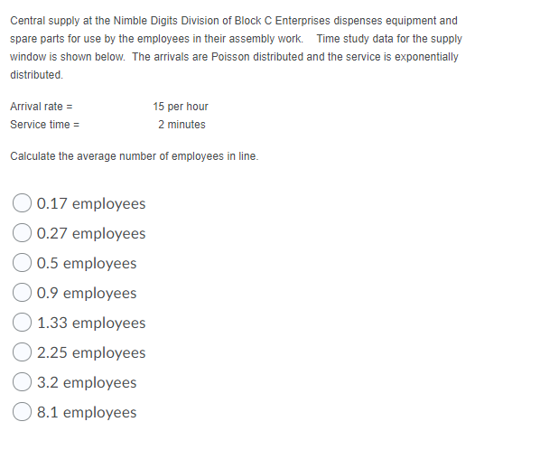 Central supply at the Nimble Digits Division of