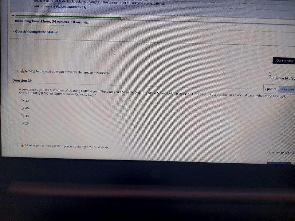 WS w bikiracking changes to the answer after