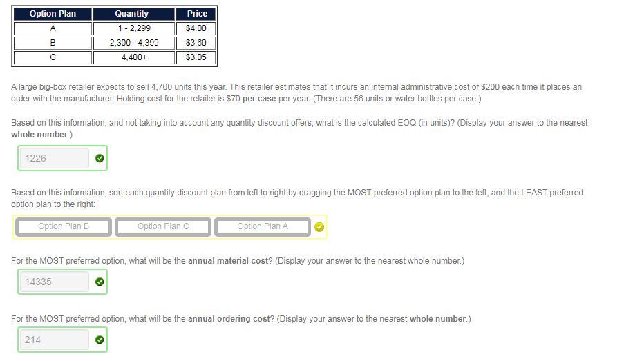 IM.84 An outdoor equipment manufacturer sells a