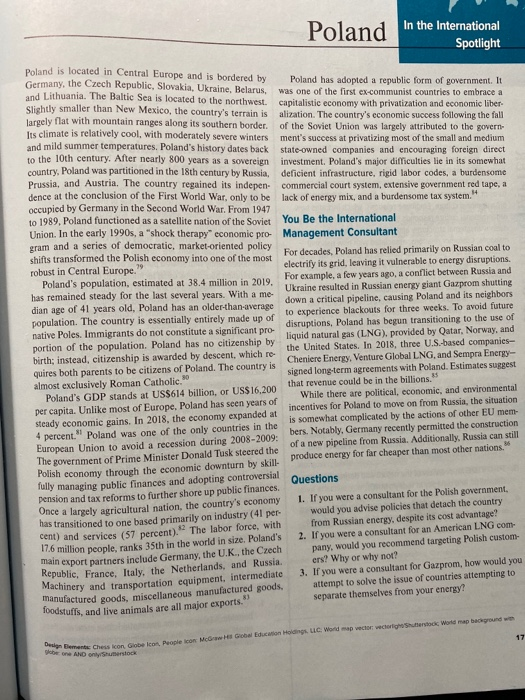 Poland In the International Spotlight Poland is