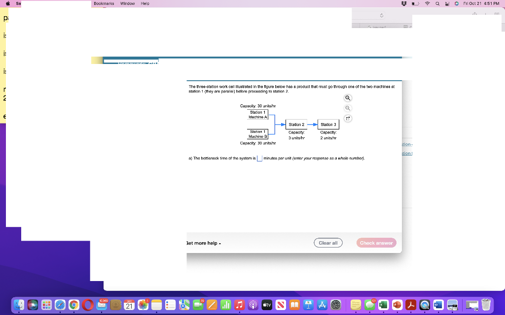 The thee-stetion work cell illustrated in the