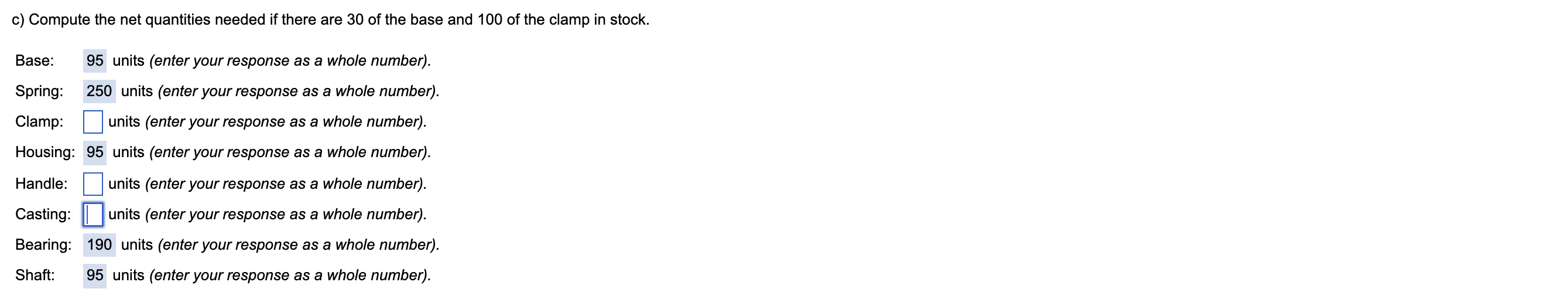 As the production planner for Xiangling Hu