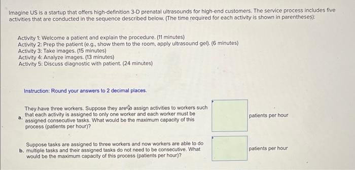 Consider a process consisting of three resources.