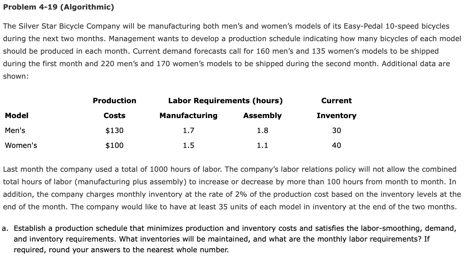 Problem 4-19 (Algorithmic) The Silver Star