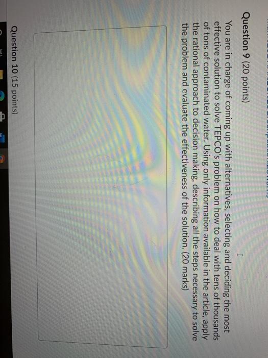 Part 2 - Fukushima water release could change