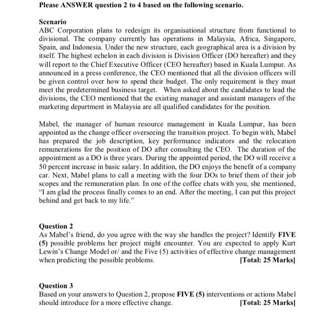 if possible please answer both questions 2 and 3