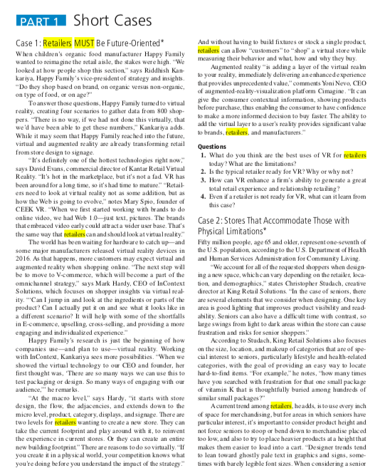 I need help with the 4 questions for the Case 1