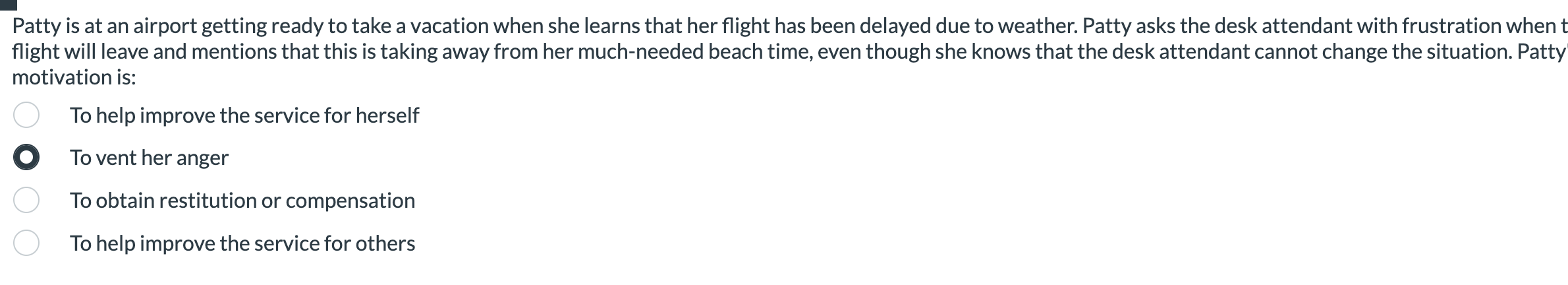 Jeff is leaving a retail store when he realizes