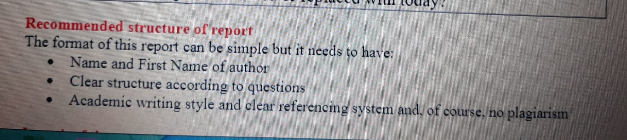 Required:: Please give the answer according to