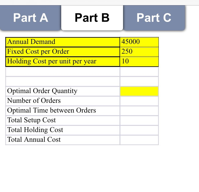 Question #2. Consider the information given in