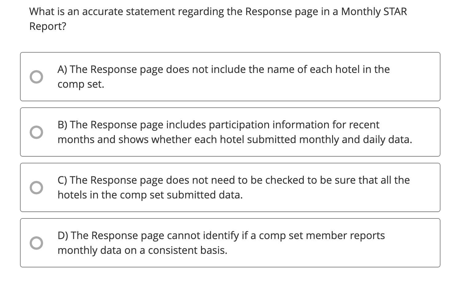 What is an accurate statement regarding the