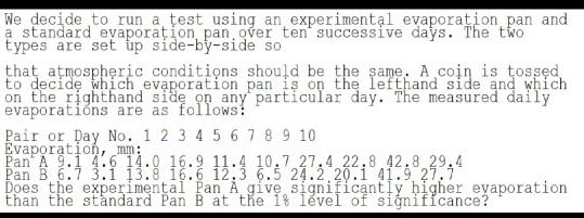 We decide to run a test using an experimental