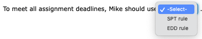 John James (Mike) has four assignments due in