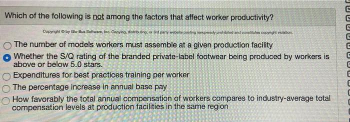 Which of the following is not among the factors