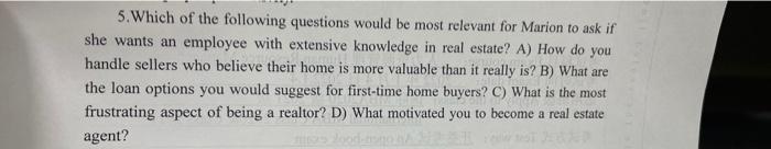 Brief analysis questions ( make your choice and