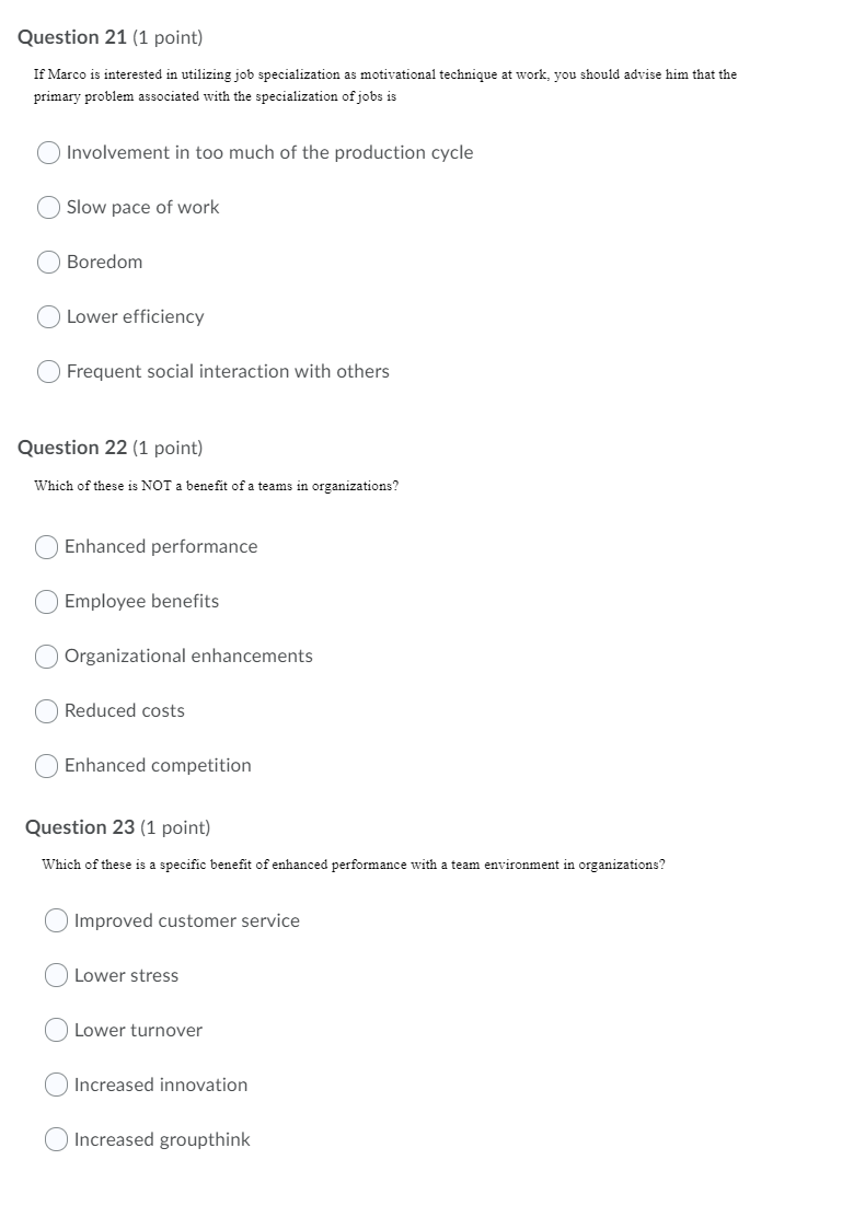 Need only the answers. NO NEED for explanation.