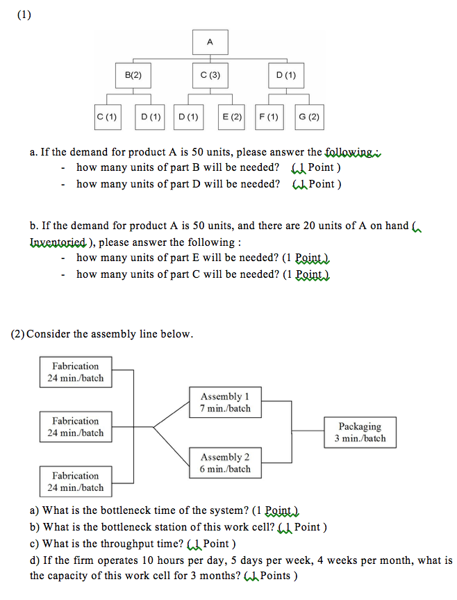 (1) B(2) C (3) D (1) C (1) D(1) D (1) E (2) F (1)