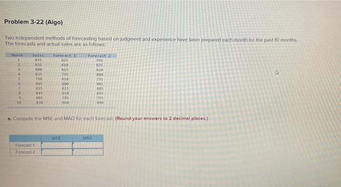Problem 3-22 (Algo) Two Independent methods of