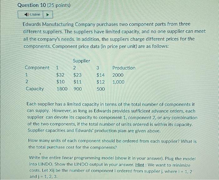 Edwards Manufacturing Company purchases two