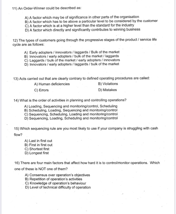 Choose the correct answer from the options for