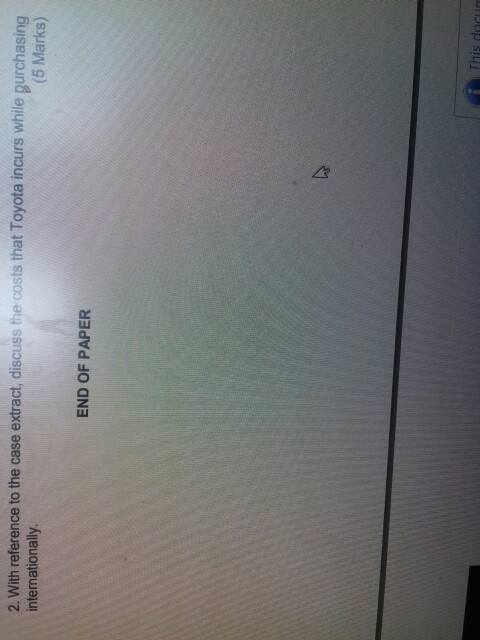 2. With reference to the case extract, discuss