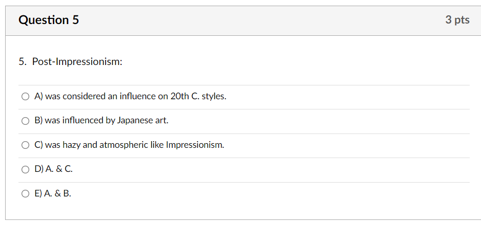Subject :ARTH Question 1 3 pts 1. A focal point,