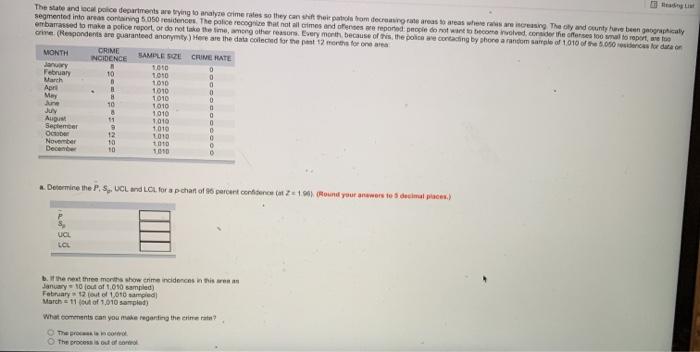 The state and local police departments are trying