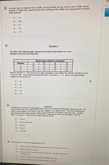 A certain type of computer costs $1,000, and the