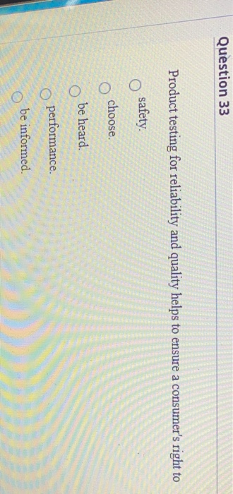 Question 35 What is the major difference between