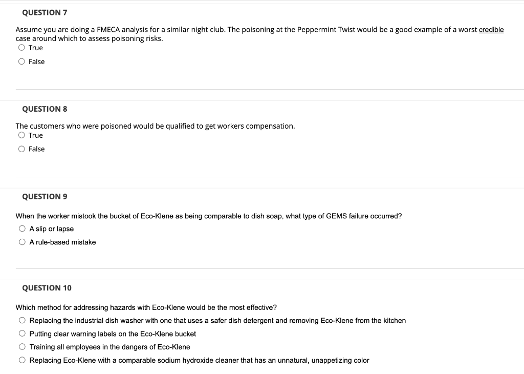 Assume you are doing a FMECA analysis for a