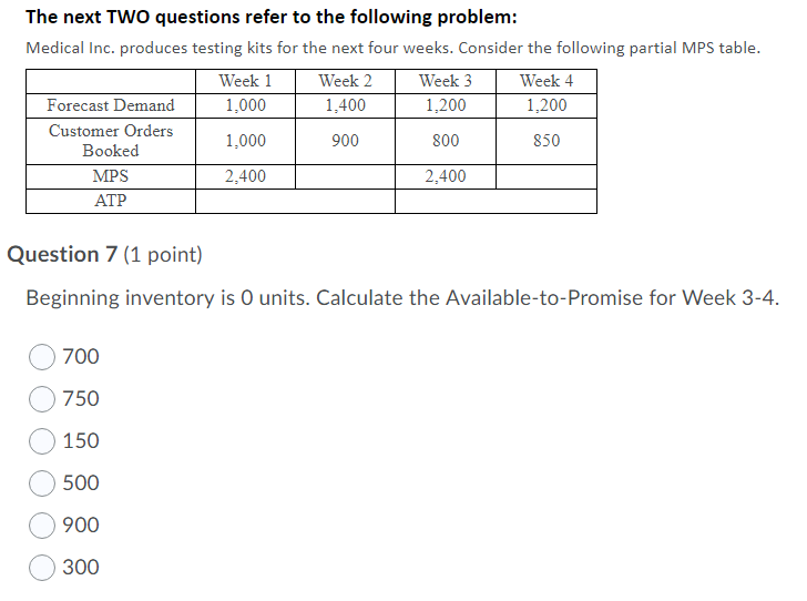 The next TWO questions refer to the following