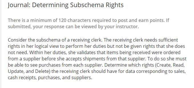 Journal: Determining Subschema Rights There is a