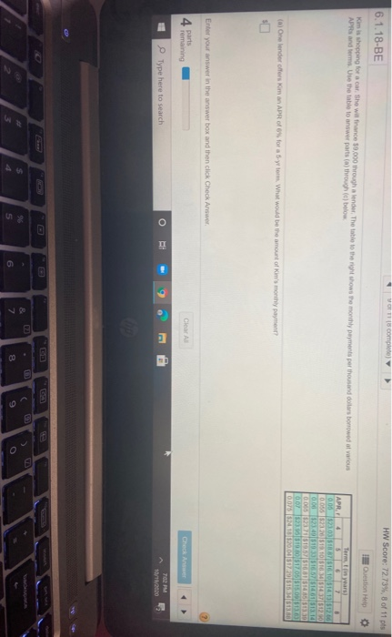 Homework: HW Sec 6.1 Score: 0 of 1 pt 10 of 11 (8