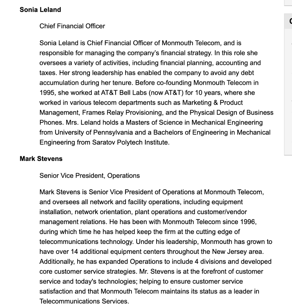 Write a one page introduction on the company