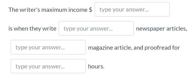 The facility has four machines of type 1, five of